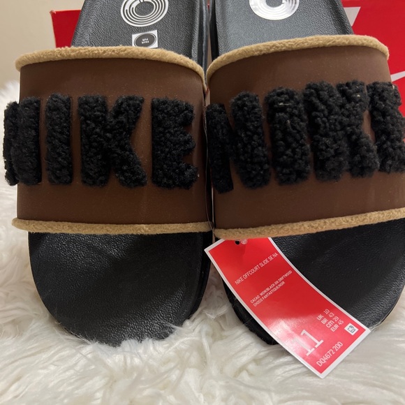 Nike OffCourt SE Slides Men\'s Size 11 DQ4672-200 Cacao Brown Sandals NEW Men main image 2